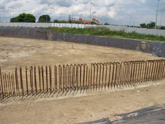 Budowa ściany szczelinowej - Czerwiec 2011