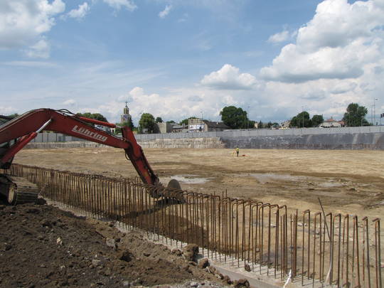 Budowa ściany szczelinowej - Czerwiec 2011